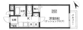 モンテピアⅡの間取り画像