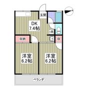 シティハイムコーポ小松原の間取り画像