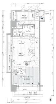 プレサンス ジェネ 新栄町駅前 葵の間取り画像