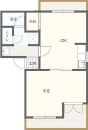ウイング春日Ⅲの間取り画像