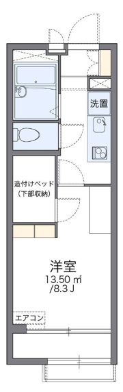 レオパレスボニータドイスの間取り画像