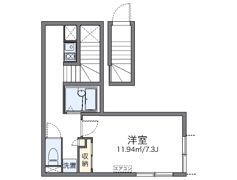 レオネクストきよみず扇の間取り画像