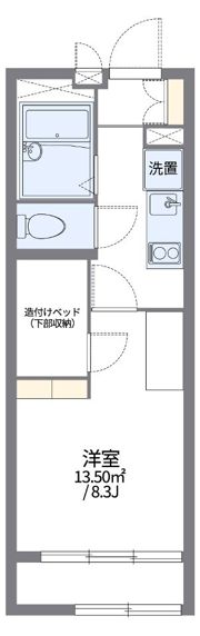 レオパレスセードルⅡの間取り画像