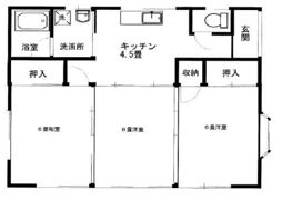 コスモスハイムの間取り画像