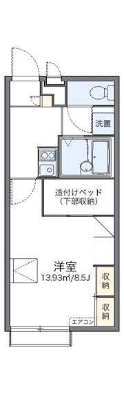レオパレス幸良Ⅱの間取り画像