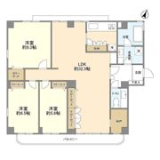 矢来町2階部分の間取り画像