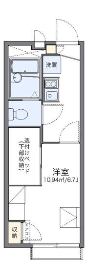 レオパレスフローラ東葛西の間取り画像