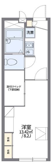 レオパレスメゾンボヌールの間取り画像