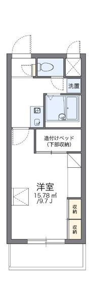 レオパレスグレイスフルの間取り画像