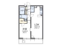 レオパレスマ メゾンウメジマの間取り画像