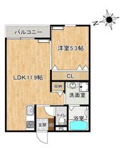 シャンテ瀬戸越の間取り画像