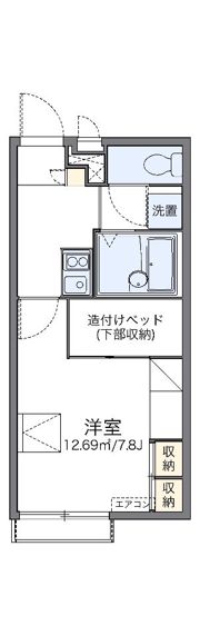 レオパレスコンフォート光明池の間取り画像
