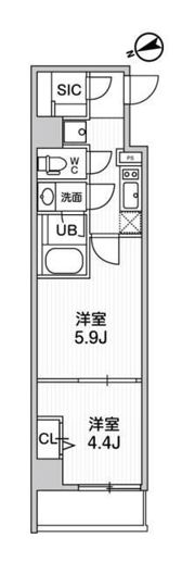 TASUKI RICHESSE KAMATAの間取り画像