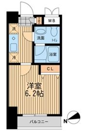 ライブコート大鳥居の間取り画像