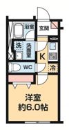 ハーモニーフラッツ神楽坂の間取り画像