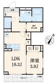 グランデール中目黒の間取り画像
