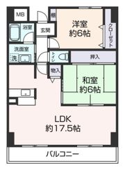 サンクレスト岸和田の間取り画像