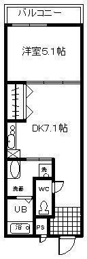 フジパレス浜寺サウスⅡ番館の間取り画像