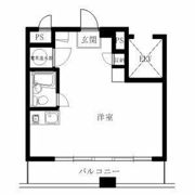 ハイツ新富町の間取り画像