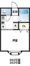 ルフェール城山の間取り画像