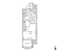 パークアクシス新御徒町Eastの間取り画像
