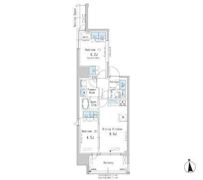 パークアクシス新御徒町Eastの間取り画像