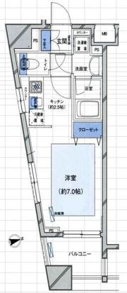 パレステュディオ九段（北の丸）の間取り画像