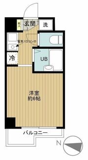 スカイコート文京小石川の間取り画像