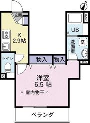 クレセント西新宿Ⅱの間取り画像