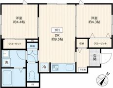 根岸コスモポリタン 仮称根岸コスモポリタンの間取り画像