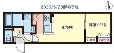 LUORE上北沢駅前の間取り画像