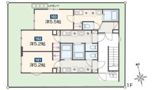 MELDIA高円寺の間取り画像