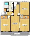 宮前平アベリア 1の間取り画像