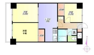 中銀第2東上野マンシオンの間取り画像