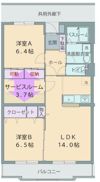 セレーノ西の原の間取り画像