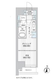 ライオンズフォーシア清澄白河の間取り画像