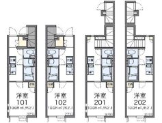 クレイノ浜田山Aの間取り画像