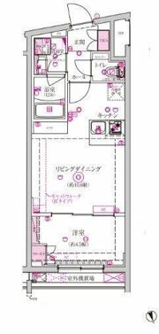 ベルシードステアー西早稲田の間取り画像