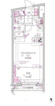 ベルシードステアー西早稲田の間取り画像