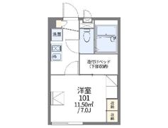 レオパレス若宮の間取り画像