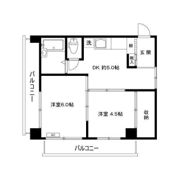丸善高円寺ハイツの間取り画像