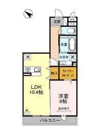 CRESCENTE経堂（クレシェンテ） 壱番館の間取り画像