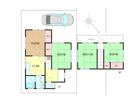 鴻茎戸建ての間取り画像