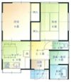 加須市麦倉戸建貸家の間取り画像