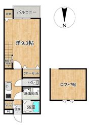 ここハイツ松瀬の間取り画像