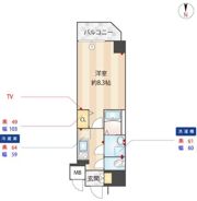 S－RESIDENCE矢口渡aglitterの間取り画像