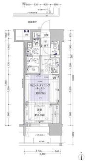 プレサンス レイズ 泉 高岳駅前の間取り画像
