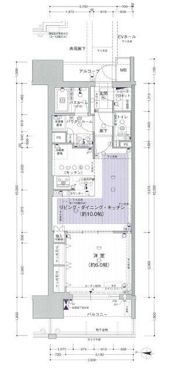 プレサンスグラン丸の内の間取り画像
