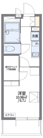 レオパレスホーマルハウトの間取り画像