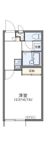 レオパレス美原長田の間取り画像